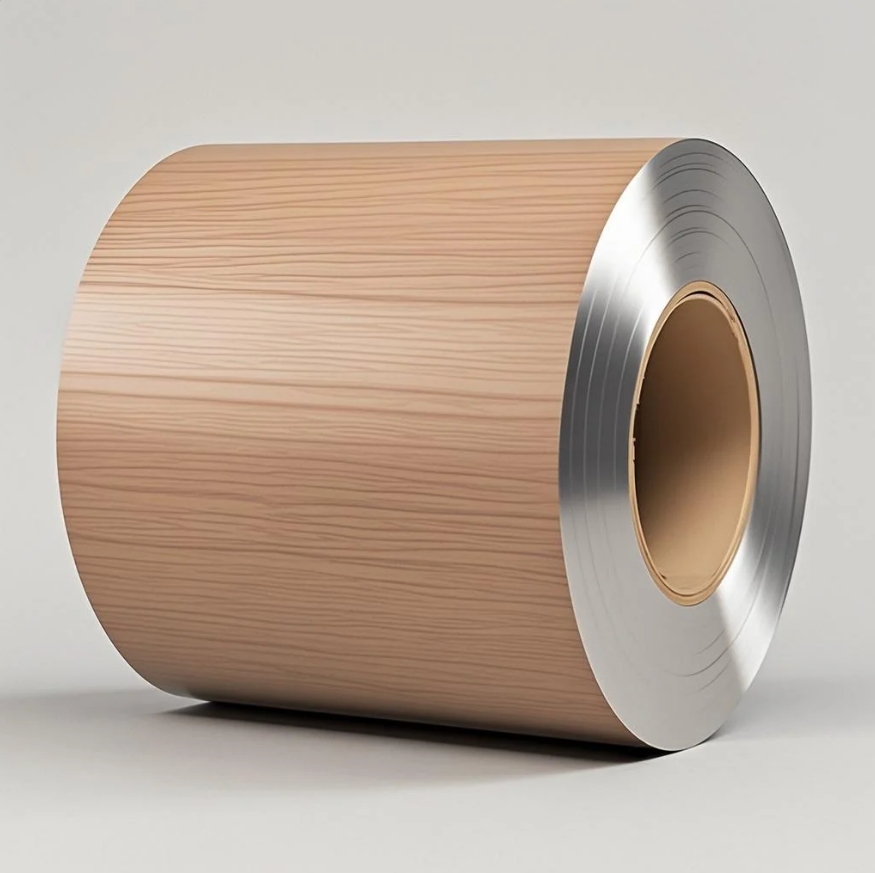 浅色木纹-仿木纹铝卷