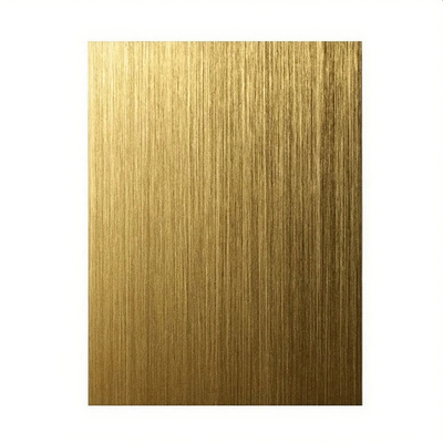 金色拉丝铝板