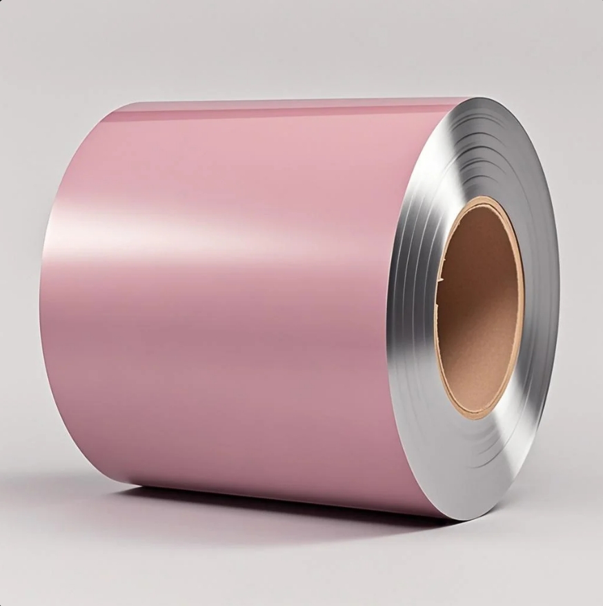 淡粉色辊涂铝卷