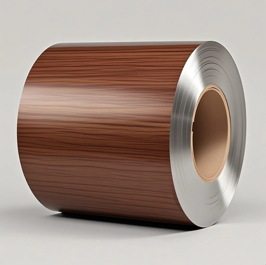 深色木纹-仿木纹铝卷